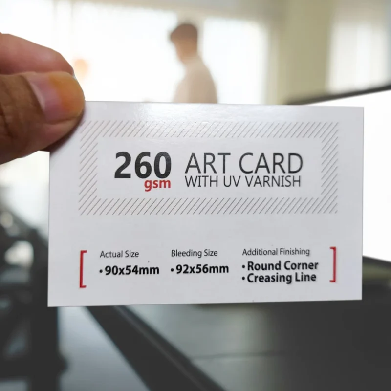 Business Card - UV Vanish